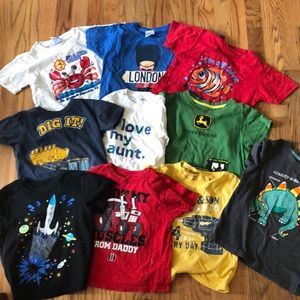 Lot of 10 3T boy shirts!!